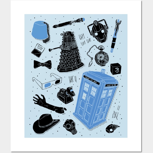 Artifacts: Doctor Who Wall Art by joshln